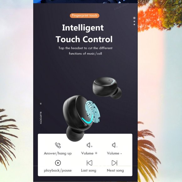 🆕Bluetooth wireless earphones with mic - Picture 4 of 5